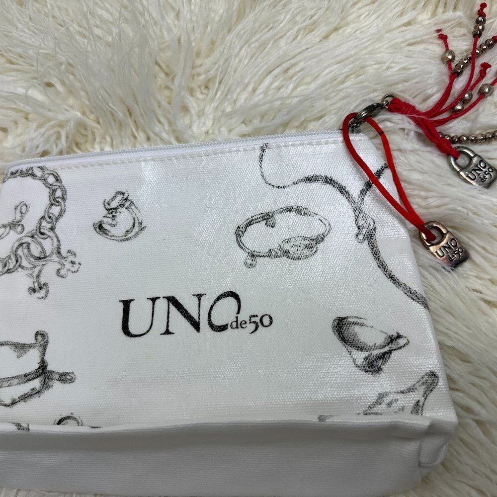 New UNOde50 makeup bag firm NWOT